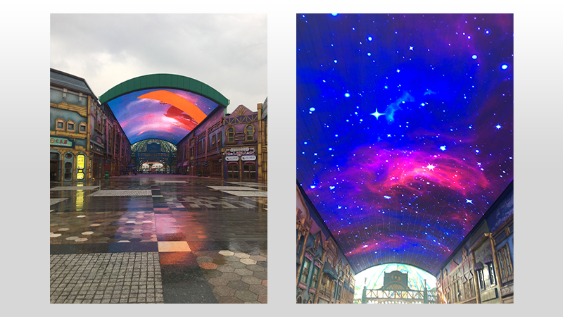 Transparent LED Screen TB Series for Outdoor Ceiling Display