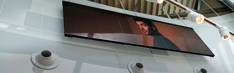 TD's Transparent LED Screen Display Solution for Commercial Atriums