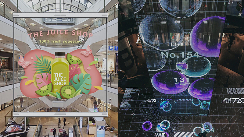 TD's Transparent LED Screen Display Solution for Commercial Atriums