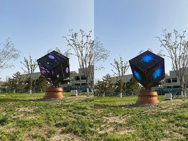 TD's Transparent Magic Cube LED Screen for Theme Park